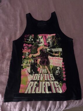 TERROR THREADS • “Devils Rejects” retro black tank top